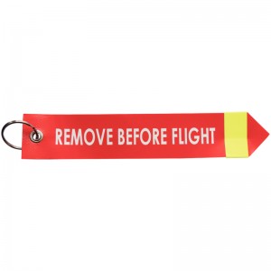 EH 4217.: Nastri di avvertenza ‒ with lettering "Remove Before Flight", with reflector