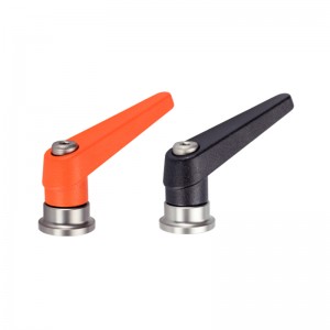 EH 24420.: Adjustable Clamping Levers ‒ with axial bearing from stainless steel, with female thread