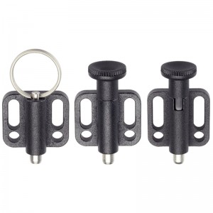 EH 22110.: Index Plungers ‒ with mounting flange, horizontal