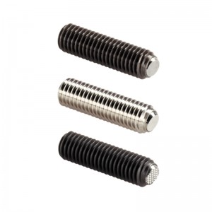 EH 22700.: Ball-Ended Thrust Screws ‒ headless, ball protected against rotating