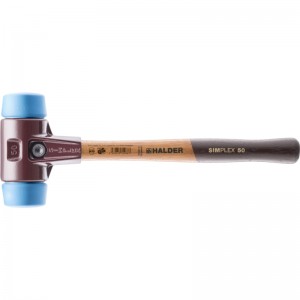 EH 3001.: SIMPLEX soft-face mallets ‒ with cast steel housing and high-quality wooden handle