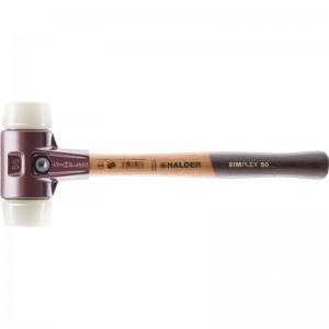 EH 3008.: SIMPLEX soft-face mallets ‒ with cast steel housing and high-quality wooden handle