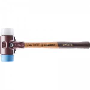 EH 3017.: SIMPLEX soft-face mallets ‒ with cast steel housing and high-quality wooden handle