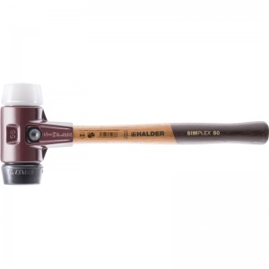 EH 3027.: SIMPLEX soft-face mallets ‒ with cast steel housing and high-quality wooden handle
