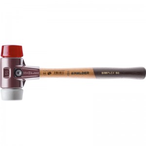 EH 3036.: SIMPLEX soft-face mallets ‒ with cast steel housing and high-quality wooden handle