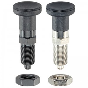 EH 22120.: Index Plungers ‒ with hexagon collar and locking