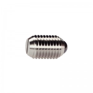 EH 22050.: Spring Plungers ‒ with ceramic ball and slot, stainless steel A4