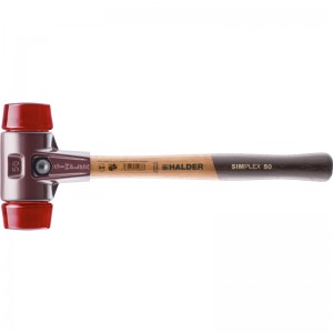 EH 3006.: SIMPLEX soft-face mallets ‒ with cast steel housing and high-quality wooden handle