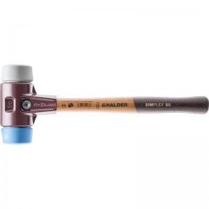 EH 3013.: SIMPLEX soft-face mallets ‒ with cast steel housing and high-quality wooden handle