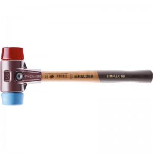 EH 3016.: SIMPLEX soft-face mallets ‒ with cast steel housing and high-quality wooden handle