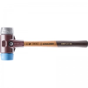 EH 3019.: SIMPLEX soft-face mallets ‒ with cast steel housing and high-quality wooden handle
