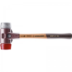 EH 3069.: SIMPLEX soft-face mallets ‒ with cast steel housing and high-quality wooden handle