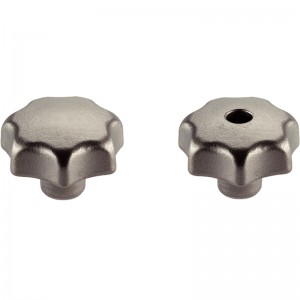 EH 24661.: Sterngriffe ‒ DIN 6336 Rostfreier Stahl, Feinguss