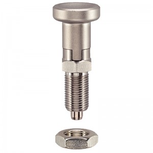 EH 22120.: Doigts d'indexage ‒ à bague six pans et blocage, en inox
